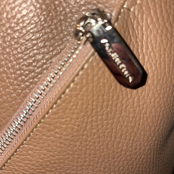 Valentina Tan Leather Backpack NWOT - Picture 4 of 12